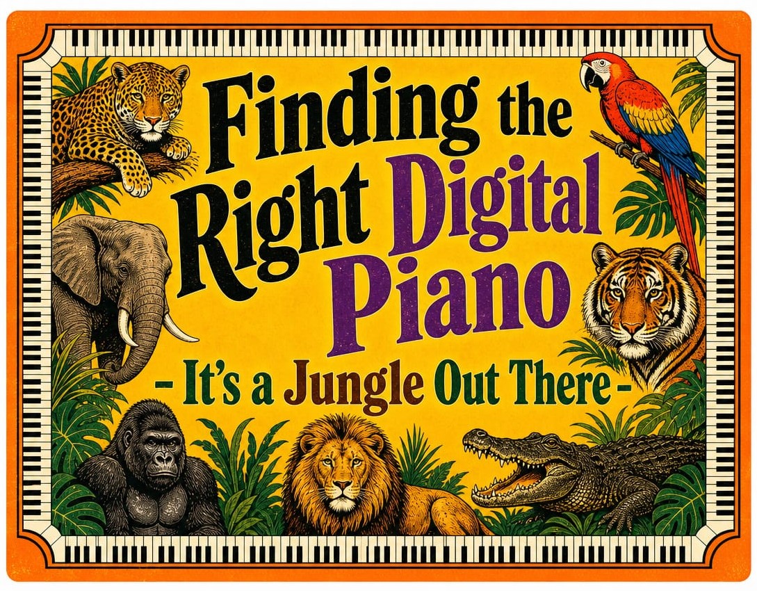 Finding the right digital piano - It's a Jungle Out There