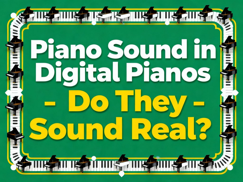 Piano sound in digital pianos - Do they sound real?