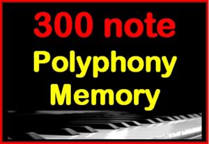 300 note polyphony
