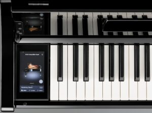 Kawai CA901 and CA701 color touch screen user interface