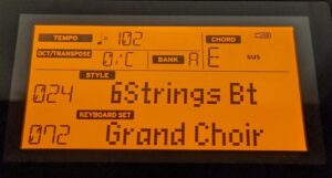 XE20 keyboard set - grand choir
