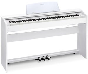 picture of white digital piano