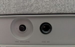 Microphone input & volume control