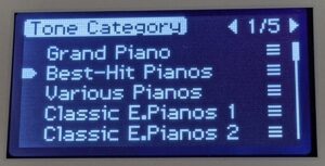 Casio PX-S6000 & 7000 Piano sound library