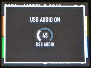 USB audio on