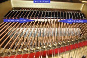grand piano bass dampers
