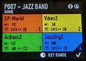 Jazz band layer & split