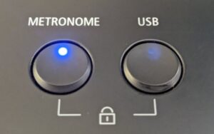ES520 metronome USB buttons