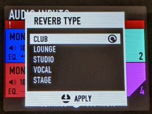 Vocal reverb effects