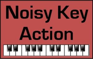 Noisy key action