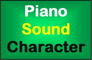 piano sound character