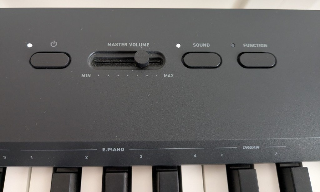ES60 control panel buttons