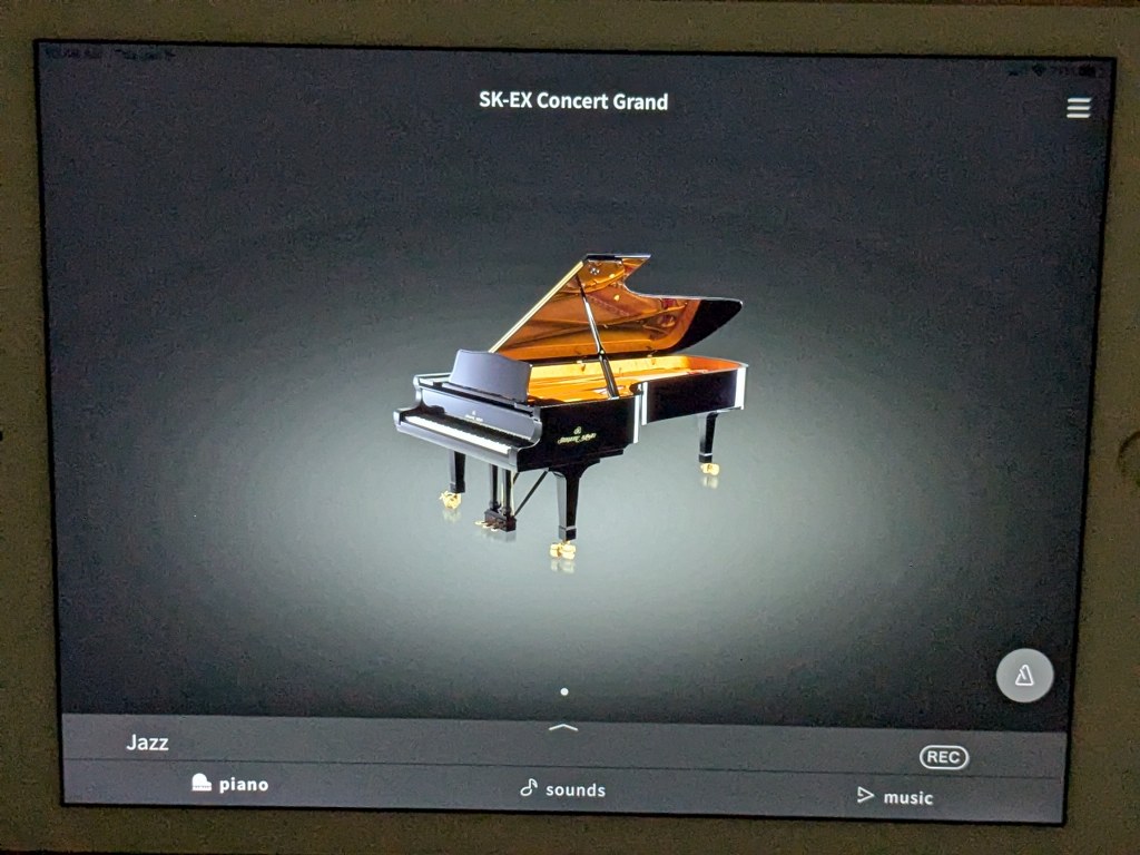 Kawai concert grand piano sound