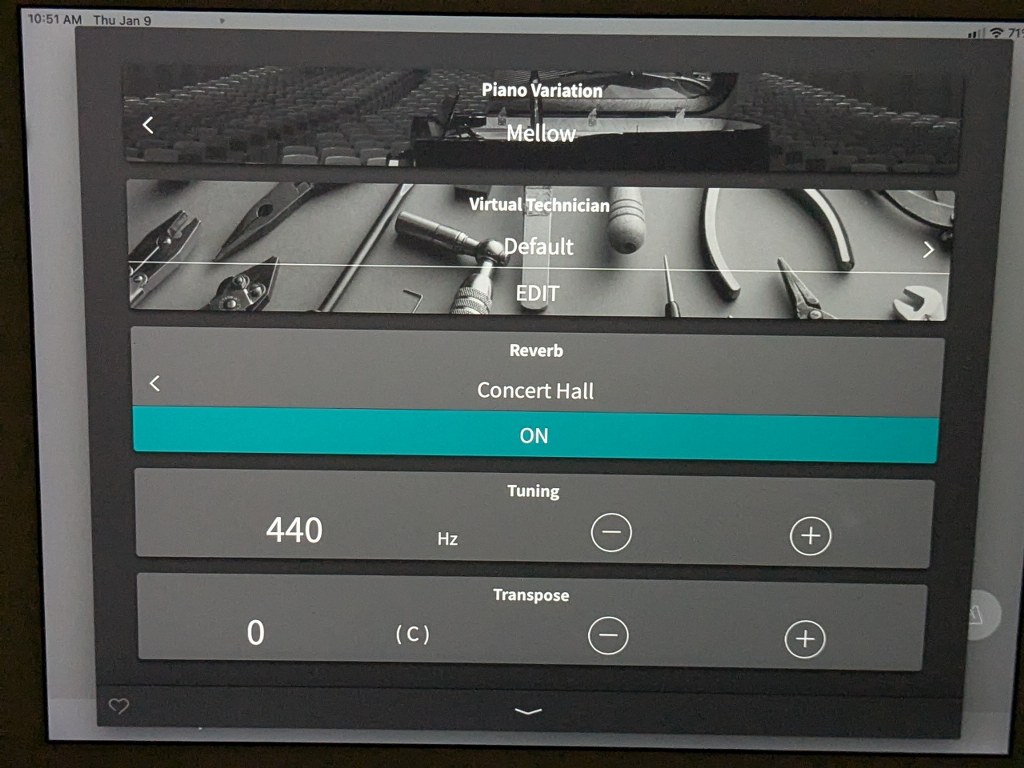 Reverb effects