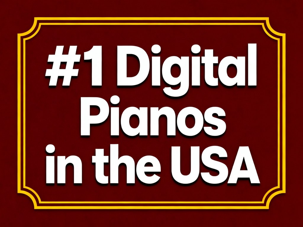 #1 digital pianos in USA