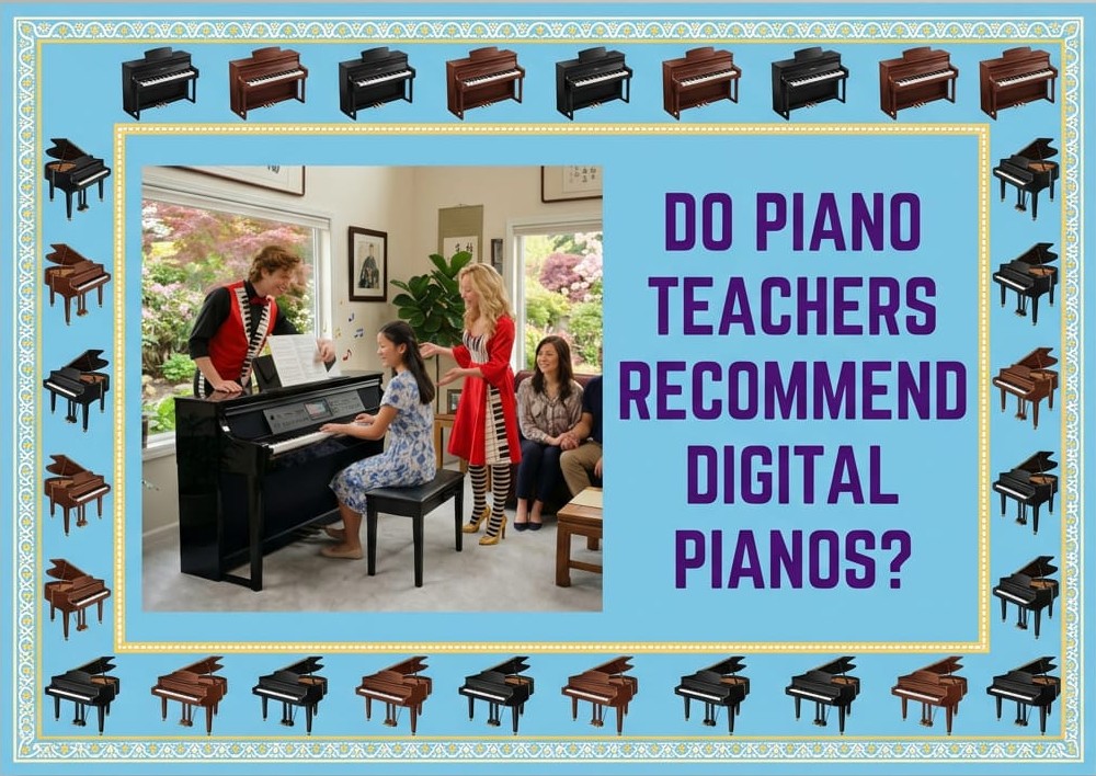 Do Piano Teachers recommend digital pianos