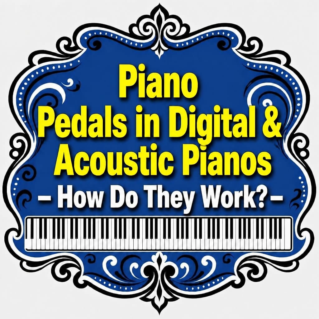 Piano pedals in Digital & Acoustic Pianos - How do they Work?