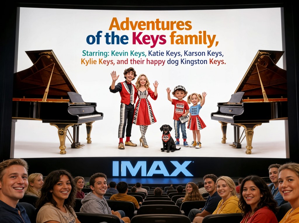 Keys family in their own movie 