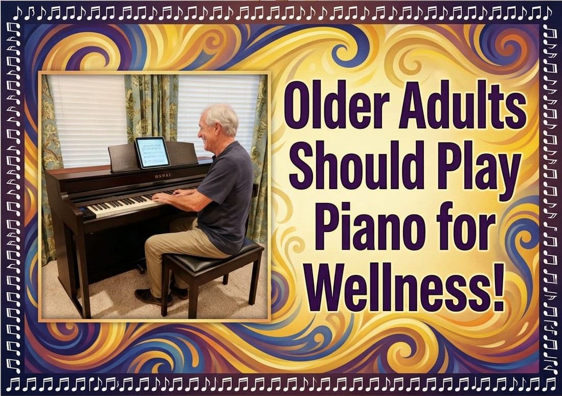 Older adults should play piano for wellness