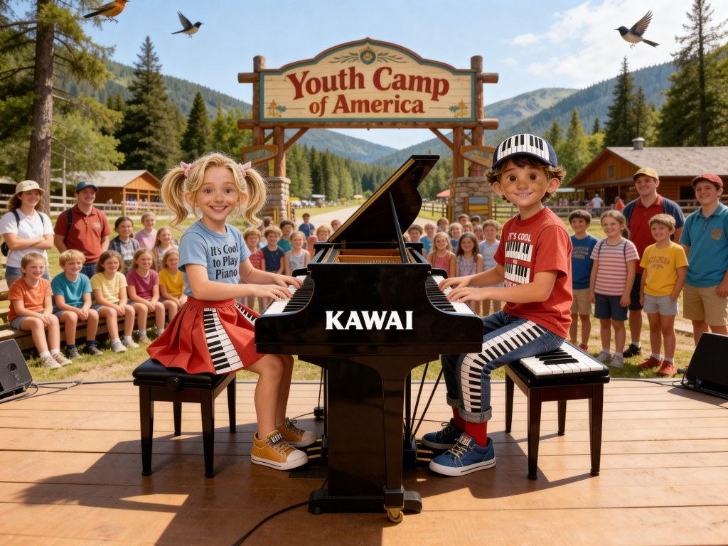 Youth Camp of America performance by Karson & Kylie Keys