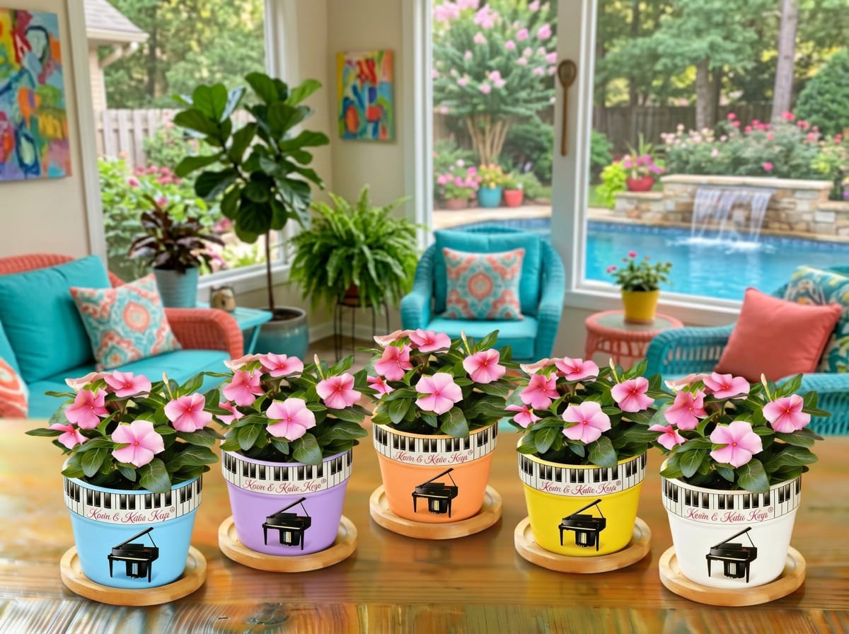 Kevin & Katie Keys signature Flowerpots