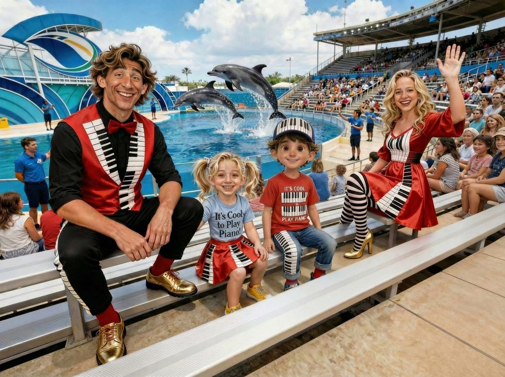 Keys Family at Seaworld 