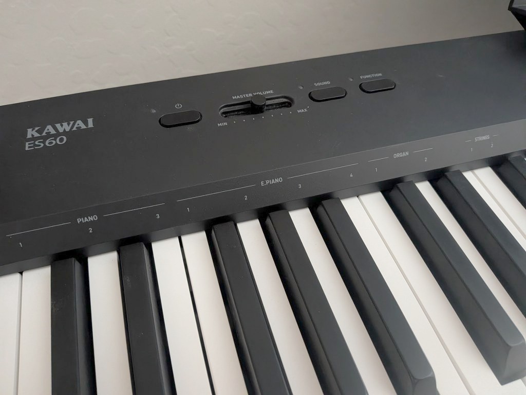 ES60 control panel view