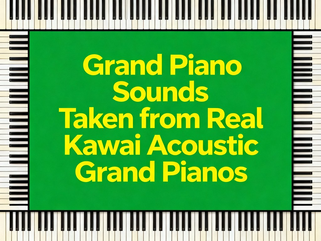 Grand Piano Sounds from Kawai acoustic grand pianos 