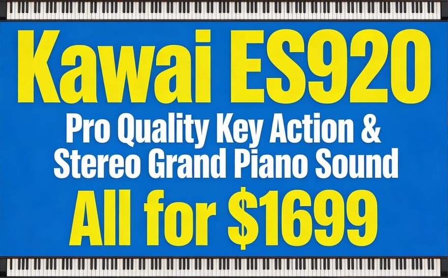 Kawai ES920 sign
