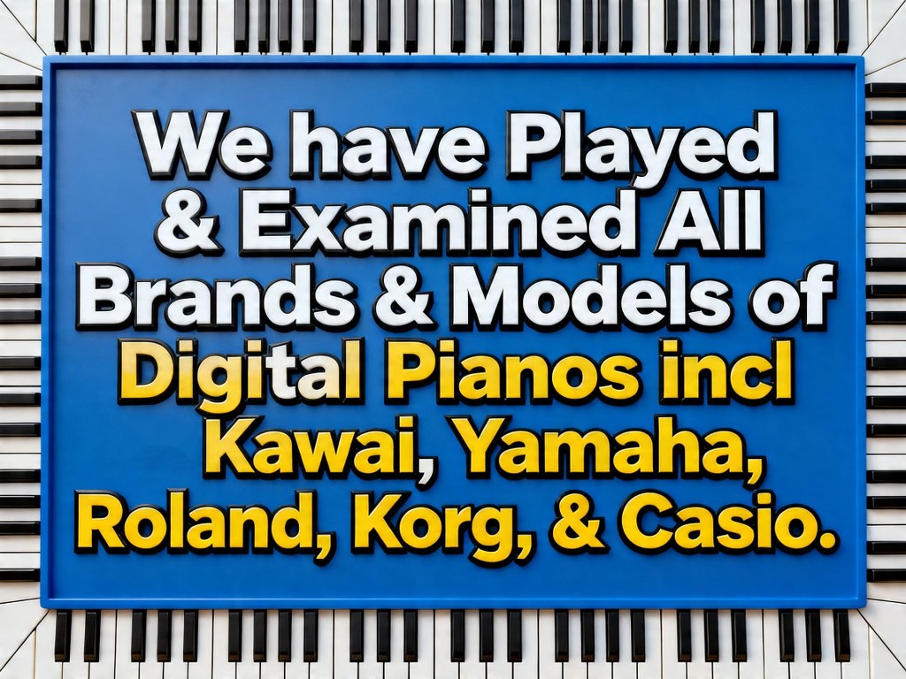 We have played & examined every brand & model of digital piano