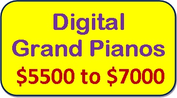 digital grand pianos $5500 to $7000