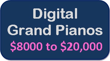 digital grand pianos $8000 to $20,000