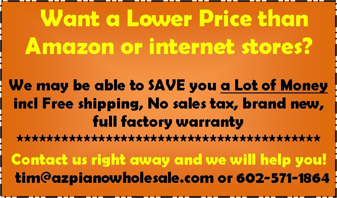 lower price than internet & amazon sign - FINAL - AZ Piano Reviews
