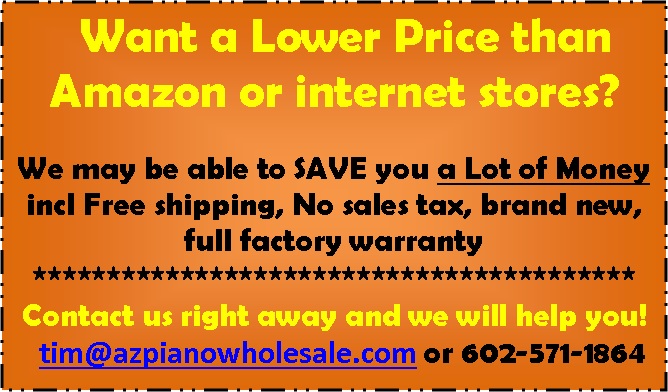 lower prices with email link - az piano reviews