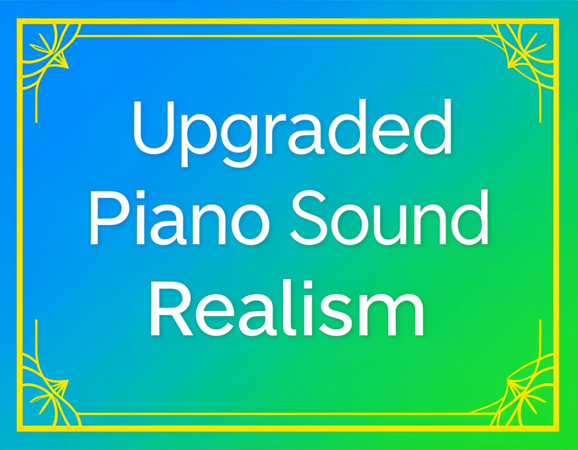 upgraded piano sound realism