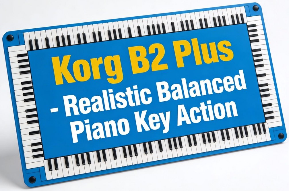 Korg B2+ key action sign