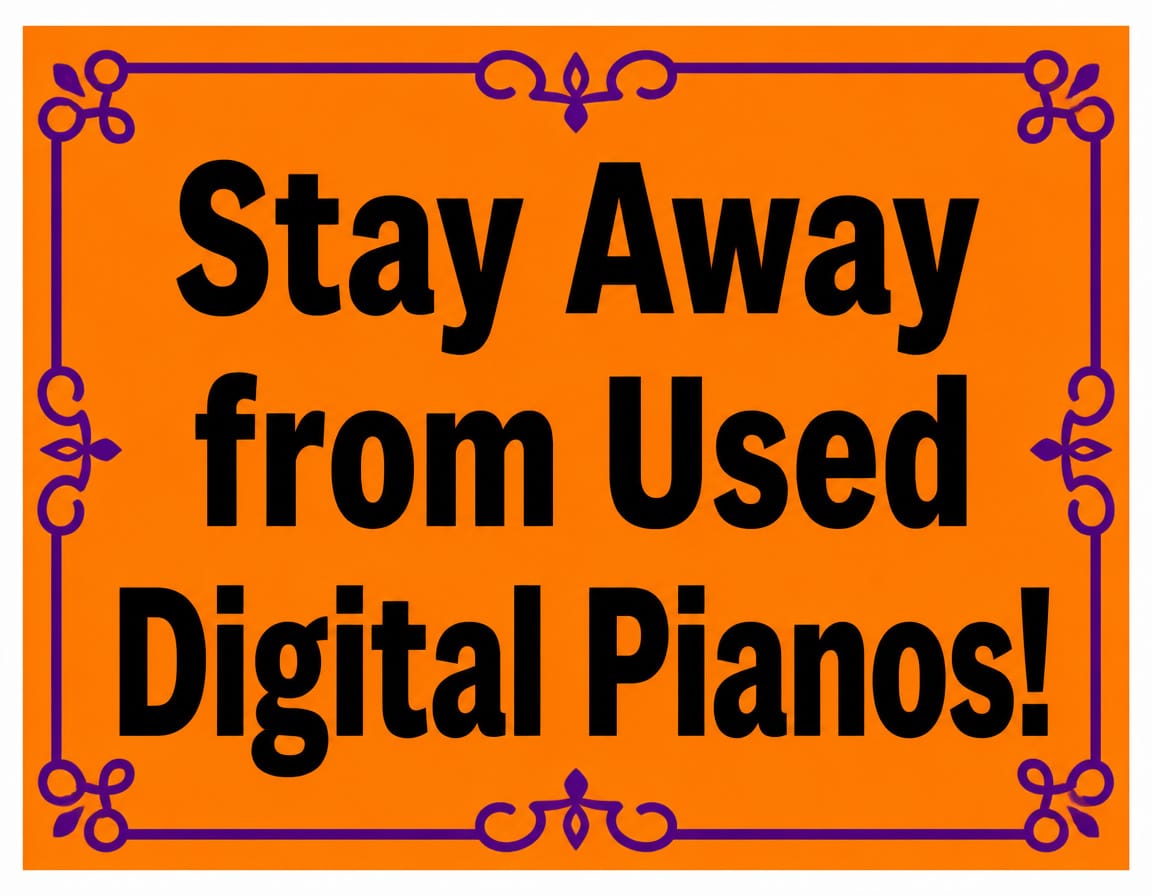 Stay away from used digital pianos
