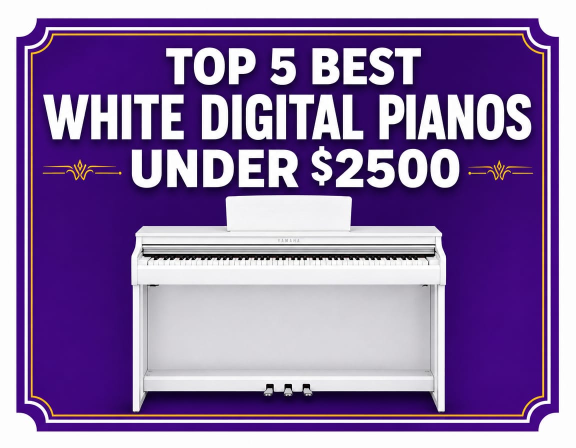 Top 5 white digital pianos under $2500 - review