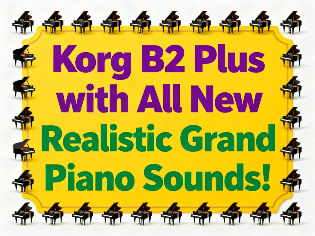 Korg B2+ grand piano sounds