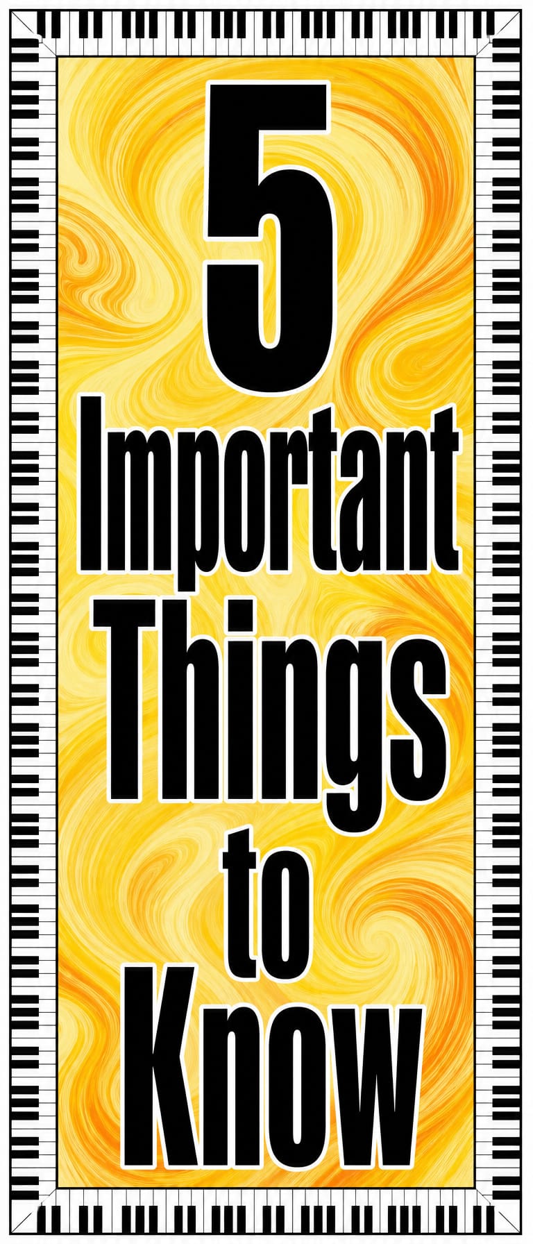5 important things to know - tall sign