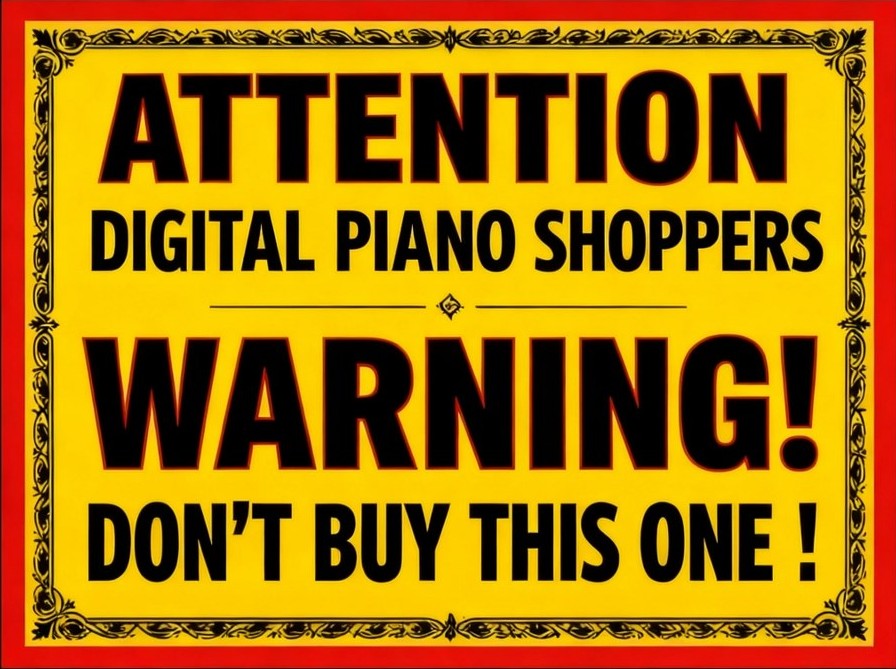 Do Not Buy - Digital Piano Shopper Warning