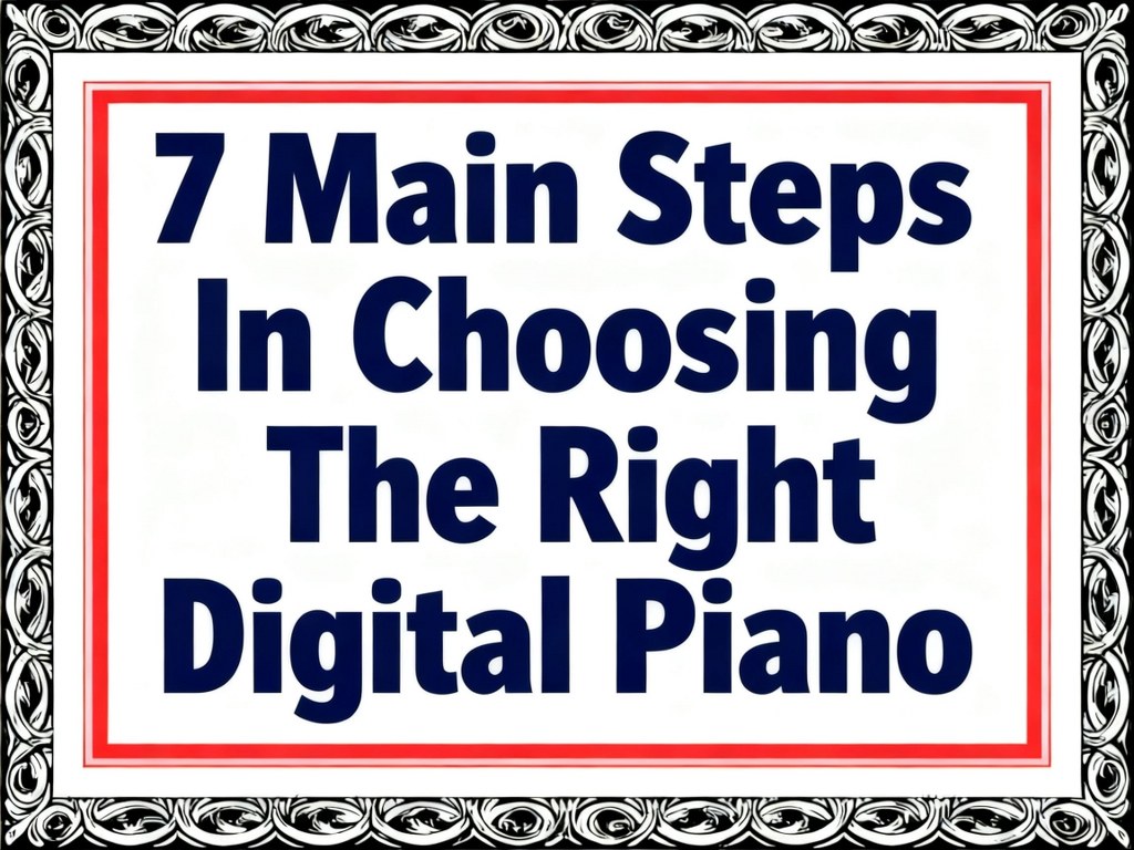 7 Main Steps In Choosing the Right Digital Piano
