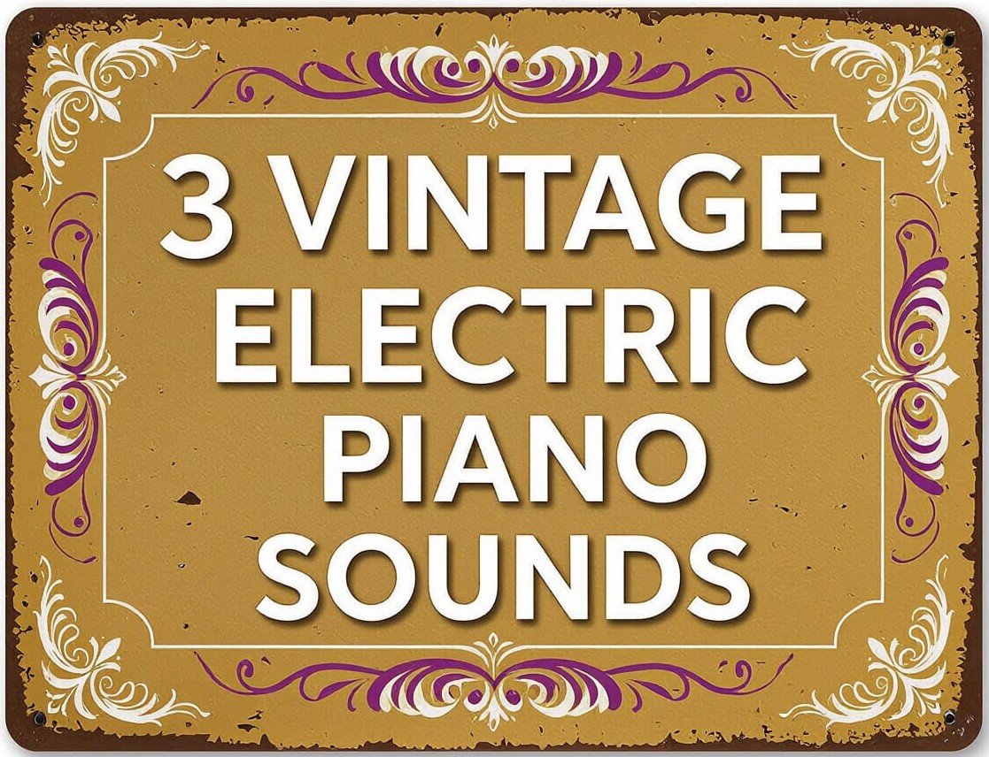 3 vintage electric piano sounds