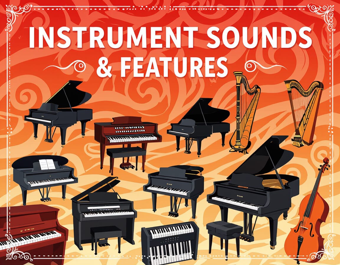 Instrument sounds & features
