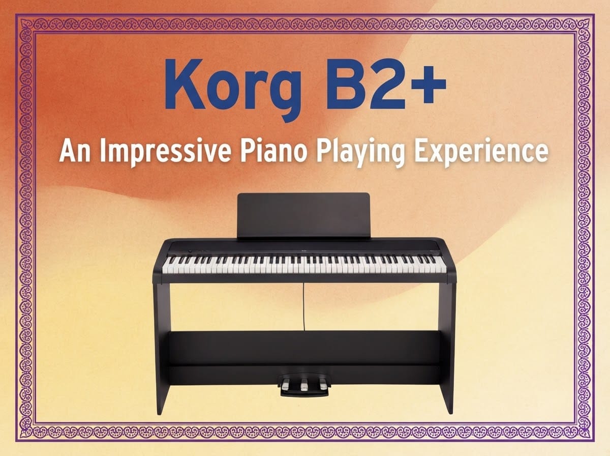 Korg B2+ digital piano sign