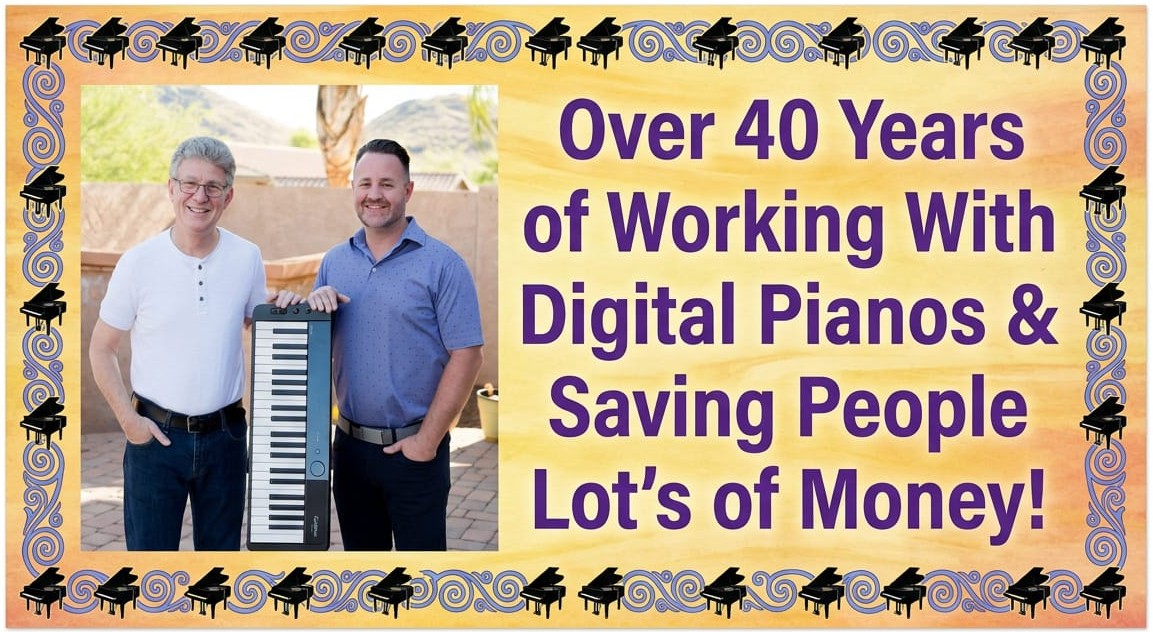 Over 40 years working with digital pianos