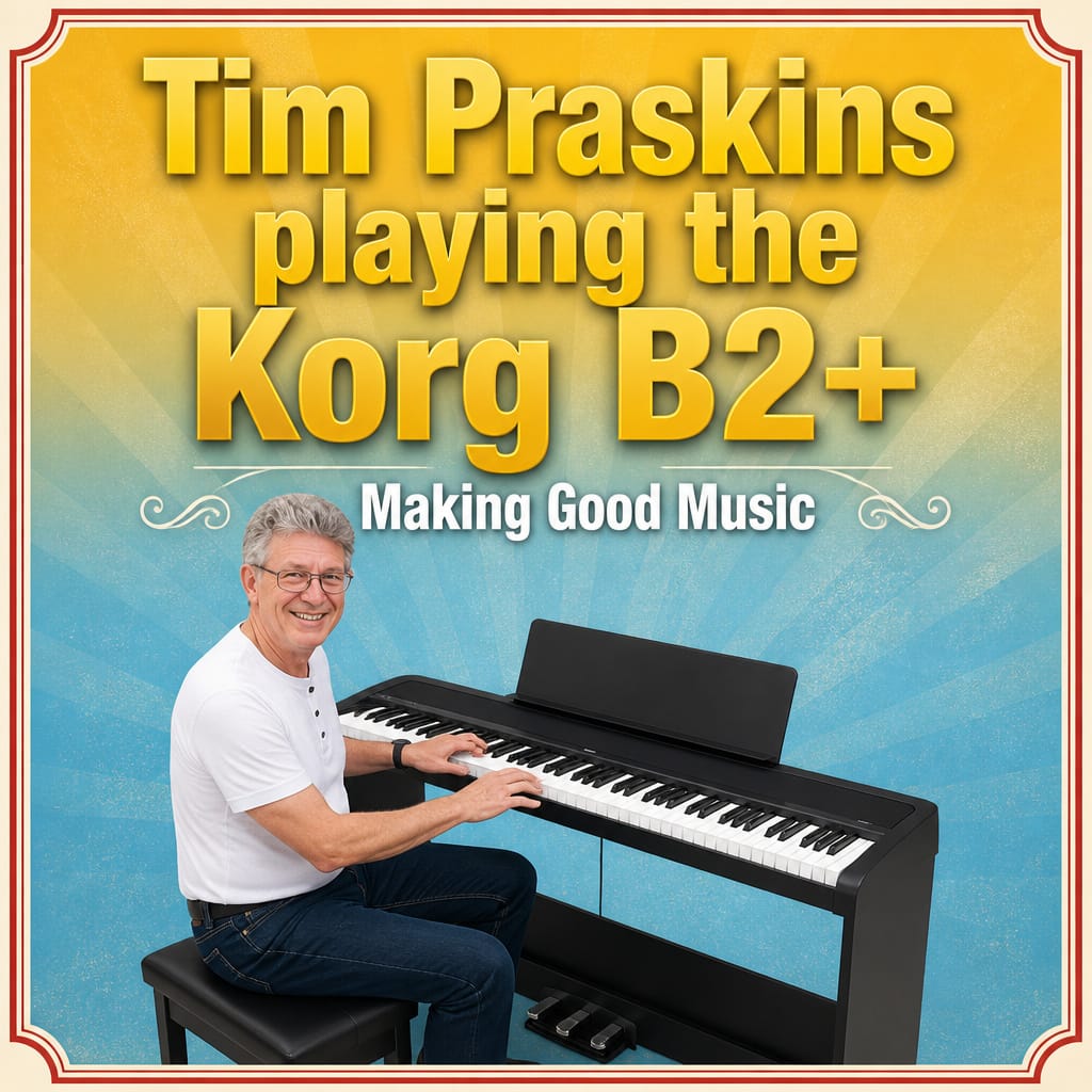 Tim Praskins playing the Korg B2+