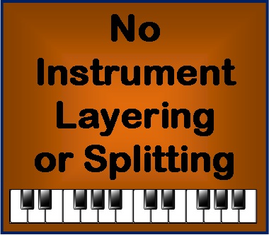 no instrument layering or splitting