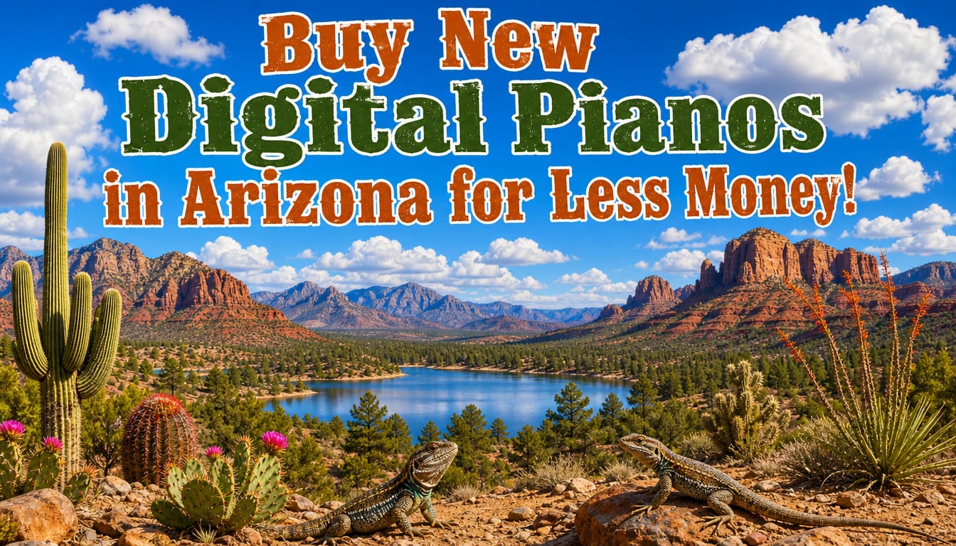 Buy new digital pianos in Arizona for less money