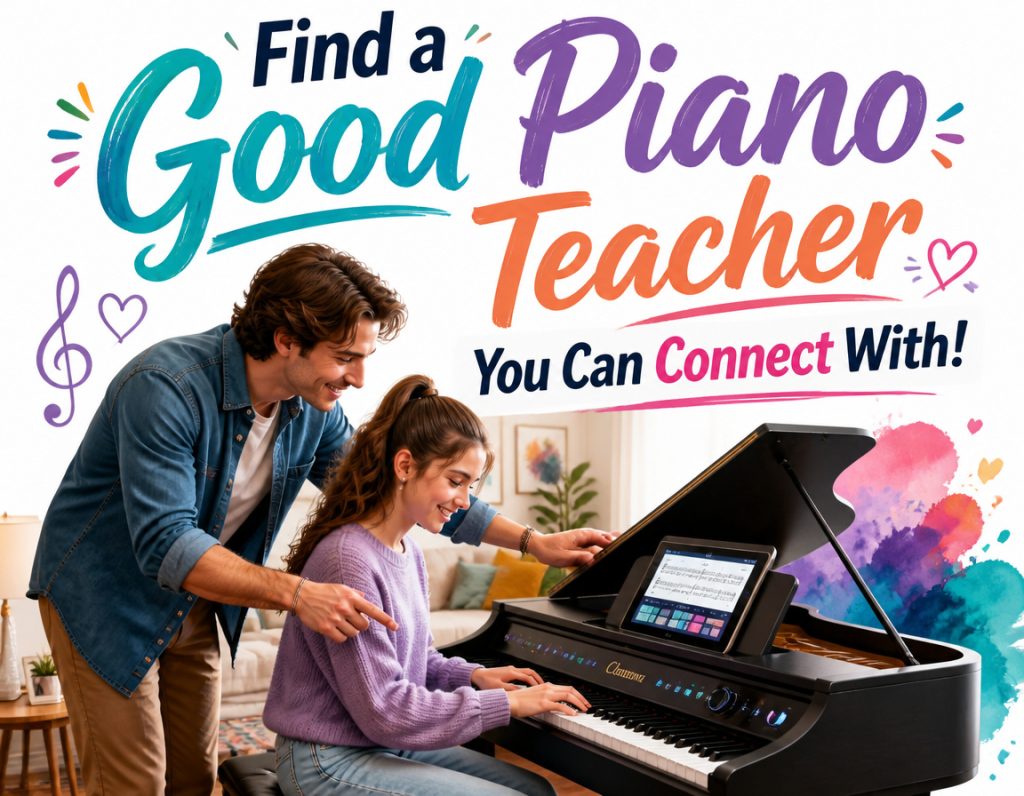 Find a good piano teacher!